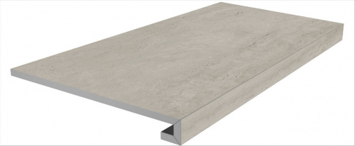 Керамический гранит KERAMA MARAZZI Ступень клеёная Сан-Марко серый матовый 33x80x0,9