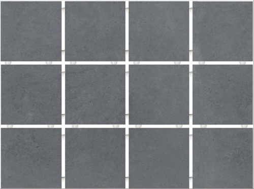 Керамический гранит KERAMA MARAZZI Амальфи серый темный матовый 29,8х39,8x0,7 из 12 частей 9,8x9,8