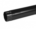 Труба водосточная 3000 мм D100 Металл Профиль Foramina (Престиж), цвет черный (RAL 9005)