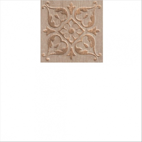 Керамический гранит KERAMA MARAZZI Вставка Браш Вуд бежевый  9,9x9,9x0,8