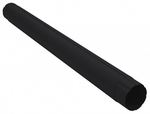 Труба круглая соединительная Grand Line 90 мм 1 м Matte PU RAL 9005
