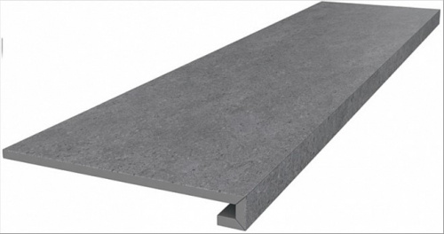 Керамический гранит KERAMA MARAZZI Ступень клееная Фондамента серый темный 33x119,5x0,9