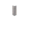 Клинкерный угловой подступенок Stroeher Roccia 840 grigio 157x60x60x11 мм