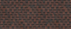 Ламинированная битумная черепица Docke Dragon STANDARD, Тёмно-коричневый, 2,38 м2/уп