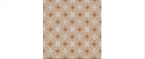 Керамический гранит KERAMA MARAZZI Декор Агуста 1 оранжевый матовый 9,8x9,8x0,7