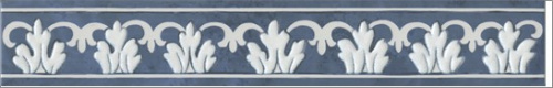 Керамический гранит KERAMA MARAZZI Бордюр Алмаш синий 30x4,9x0,8