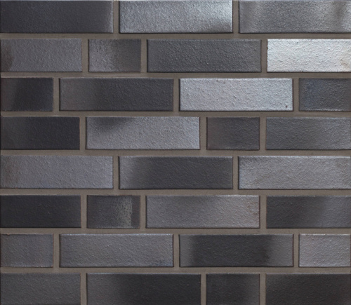 Клинкерный облицовочный кирпич Feldhaus Klinker K518NF geo platinum liso