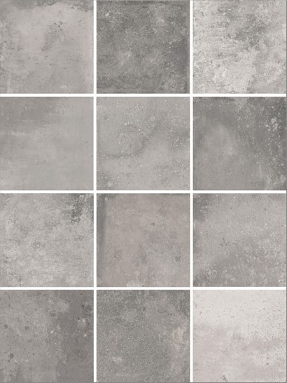 Керамический гранит KERAMA MARAZZI Спартель серый матовый 29,8х39,8x0,7 из 12 частей 9,8x9,8