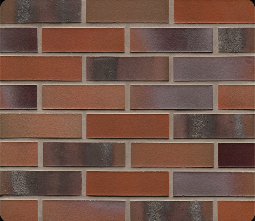 Клинкерная фасадная плитка Feldhaus Klinker R560 Carbona carmesi colori