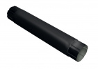 Труба круглая соединительная Optima Grand Line, 1.0 м, покрытие Matt, RAL 9005 черный