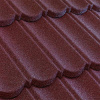 Композитная черепица Метротайл (Metrotile) серия MetroBond, цвет бордо, 1330х410 мм