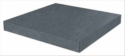 Керамический гранит KERAMA MARAZZI Ступень угловая клееная Про Матрикс антрацит  33x33x0,9