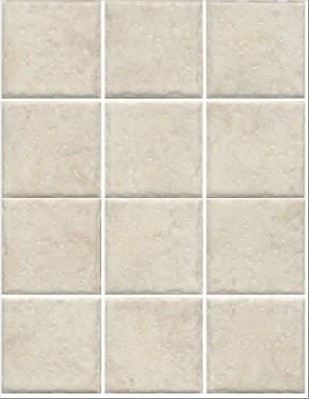 Керамический гранит KERAMA MARAZZI Брюссель бежевый светлый матовый из 12 частей 9,8х9,8