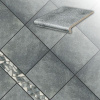 Клинкерная напольная плитка Stroeher Roccia 840 grigio, 294*294*10 мм