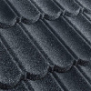 Композитная черепица Метротайл (Metrotile) серия MetroBond, двухцветная, цвет сланцево-серый, 1330х4