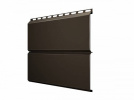 Металлический сайдинг Гранд Лайн / Grand Line профиль ЭкоБрус, PurLite Matt 0.5, цвет RR 32 (темно-к