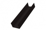 Стойка жалюзи Grand Line Milan,Tokyo, 0,5 GreenCoat Pural Matt, RR 33 черный (RAL 9005 черный)