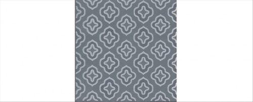 Керамический гранит KERAMA MARAZZI Декор Агуста 2 синий матовый 9,8x9,8x0,7