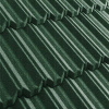 Композитная черепица Метротайл (Metrotile) серия MetroClassic, цвет зеленый, 1330х410 мм