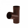 Тройник D90 Aquasystem Pural Matt, RAL 8017 коричневый