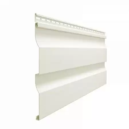 Сайдинг Docke Premium D4,5D PASTEL корабельный брус, 3.60*0.232 м, пломбир
