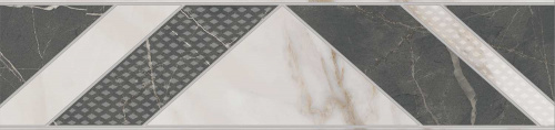 Керамическая плитка KERAMA MARAZZI Бордюр Буонарроти матовый обрезной 30x7,2x1,1