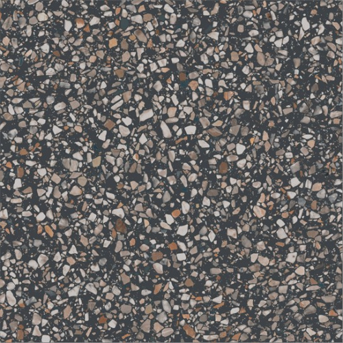 Керамический гранит KERAMA MARAZZI Бричиола чёрный матовый обрезной 60x60x0,9