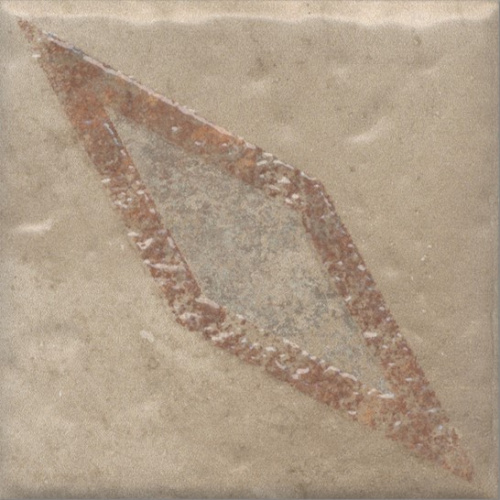 Керамический гранит KERAMA MARAZZI Декор Спартель 2 бежевый матовый 9,8x9,8x0,7