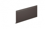 Ветровая планка (L-профиль) AQUASYSTEM, 0.5 PE Matt, Zn 140, 200x2000 мм, RAL 8019 темно-коричневый