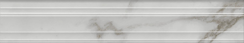 Керамическая плитка KERAMA MARAZZI Бордюр Монте Тиберио бежевый светлый глянцевый обрезной 40x7,3x2,7
