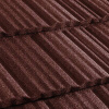 Композитная черепица Метротайл (Metrotile) серия MetroShake II, цвет бордо, 1330х410 мм