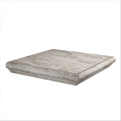 Керамический гранит KERAMA MARAZZI Ступень угловая Терраса коричневый правая  30x30x0,8