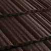 Композитная черепица Метротайл (Metrotile) серия MetroShake II, цвет айрон-барк, 1330х410 мм