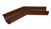 Угол наружный 135° D150 Aquasystem Pural, RAL 8017 коричневый