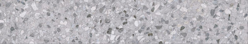 Керамический гранит KERAMA MARAZZI Подступенок Терраццо серый  60x10,7x0,9
