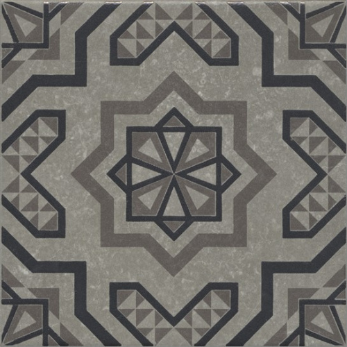 Керамический гранит KERAMA MARAZZI Декор Касабланка серый матовый 20x20x0,8