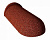 Торцевой конек Gerard 205 (пластик), 425х205х100 мм, redwood (161)