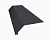 Карнизная планка (капельник), 2000 мм РЕ Ral 9004 (черный)