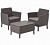 Дачная мебель Salemo balcony set Allibert (Аллиберт), цвет капучино