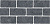 Керамический гранит KERAMA MARAZZI Бордюр Роверелла серый темный мозаичный  34,5x14,7x0,9