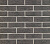 Клинкерная фасадная плитка Feldhaus Klinker R735 Anthracit mana рифлёная NF9, 240*9*71 мм