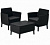 Дачная мебель Salemo balcony set Allibert (Аллиберт), цвет графит