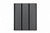 Софит без перфорации AQUASYSTEM, 0.5 PE Matt, Zn 140, 2400х303 мм, RAL 7024 графит