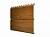 Металлический сайдинг Гранд Лайн / Grand Line профиль ЭкоБрус, Print elite 0.45, цвет Golden Wood (З