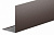 L-профиль 100/150 Aquasystem, Pural Matt 0.5, 2.0 м, RR 32 темно-коричневый