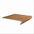 Керамический гранит KERAMA MARAZZI Ступень фронтальная Аллея бежевый  30x30x0,8
