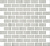 Керамическая плитка KERAMA MARAZZI Декор Белем мозаичный серый светлый глянцевый 32x30x1,1
