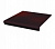 Фронтальная клинкерная ступень с капиносом Paradyz Cloud Brown Duro, 330*299*11 мм
