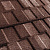 Композитная черепица Метротайл (Metrotile) серия MetroViksen, цвет кофе, 1330х410 мм