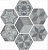 Керамический гранит KERAMA MARAZZI Пуату микс 20x23,1x0,7